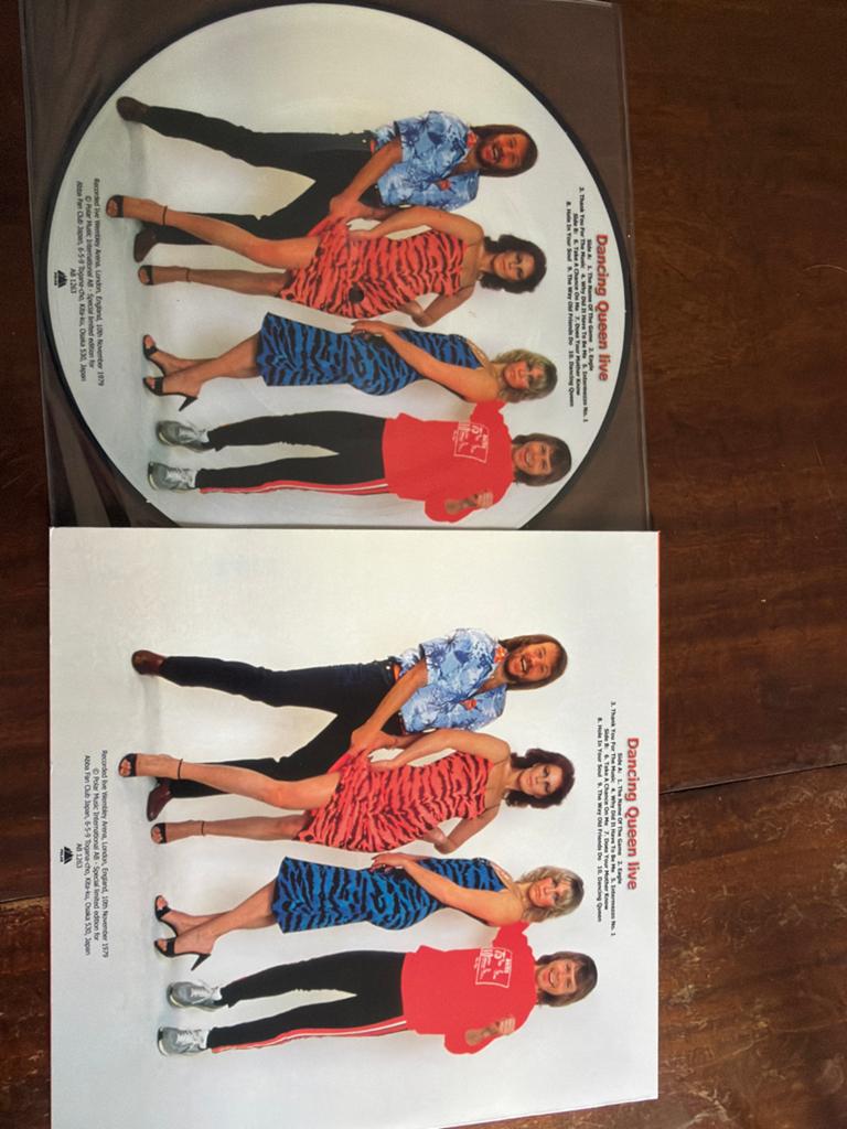 ABBA - Dancing Queen Live Picture Disc (Japanse Fanclub), Gebruikt, Ophalen of Verzenden, 1970 - 1979, Picture disc