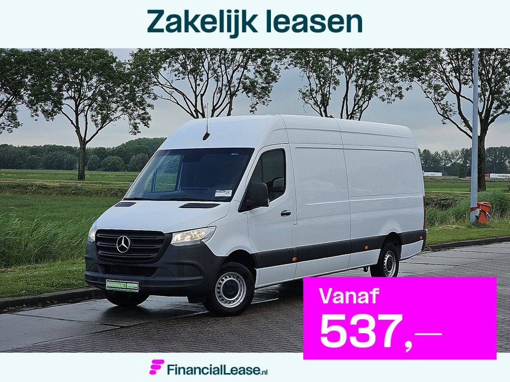 Mercedes-Benz Sprinter 317 L3H2 L3H2 Maxi 3.5t-Trekhaak Auto, Automaat, Gebruikt, Zwart, Multifunctioneel stuurwiel