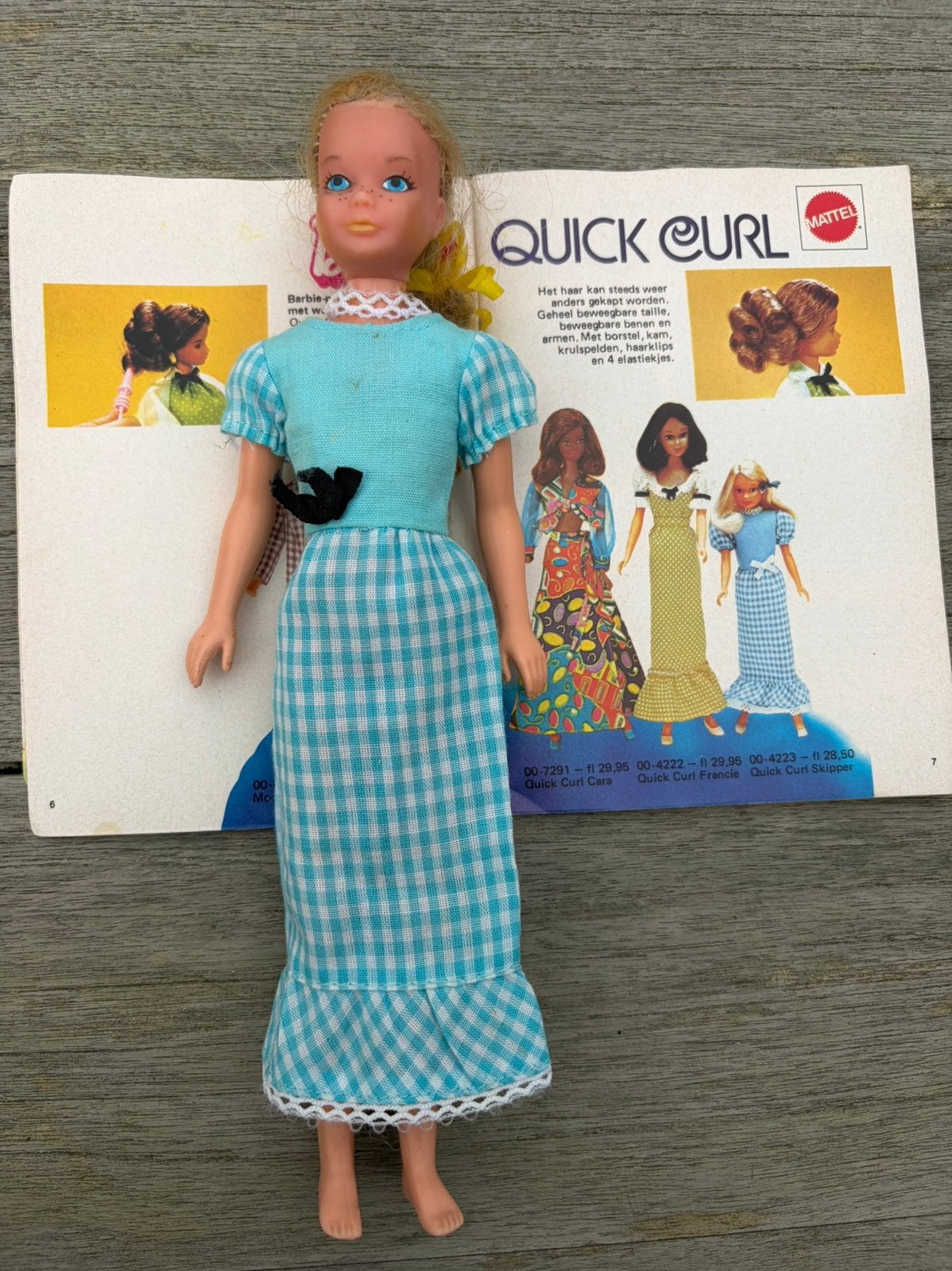 Barbie Quick Curl Skipper 1972–1973, Verzamelen, Ophalen of Verzenden, Zo goed als nieuw, Pop