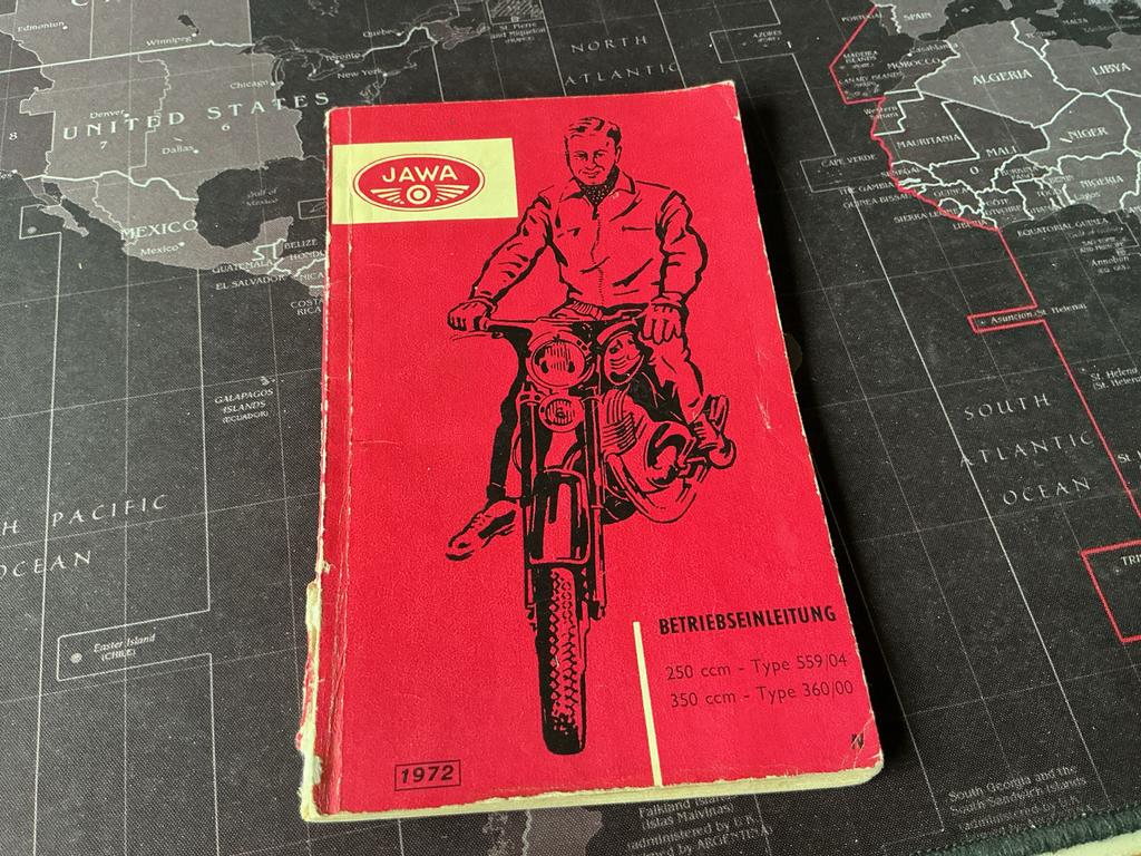 Jawa Motorfiets Handleiding 1972 - 250cc / 350cc, Verzenden, Overige merken