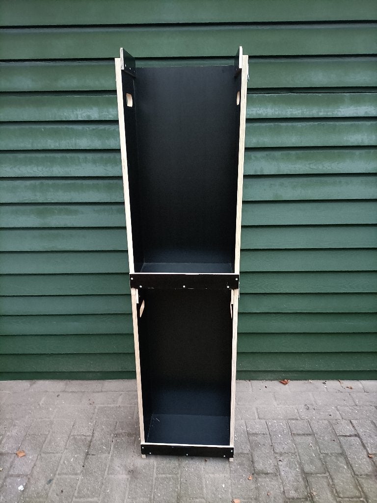 Modulaire kasten met deksels en planken (18 stuks), Huis en Inrichting, Ophalen, Gebruikt, Minder dan 150 cm, Met klep(pen)