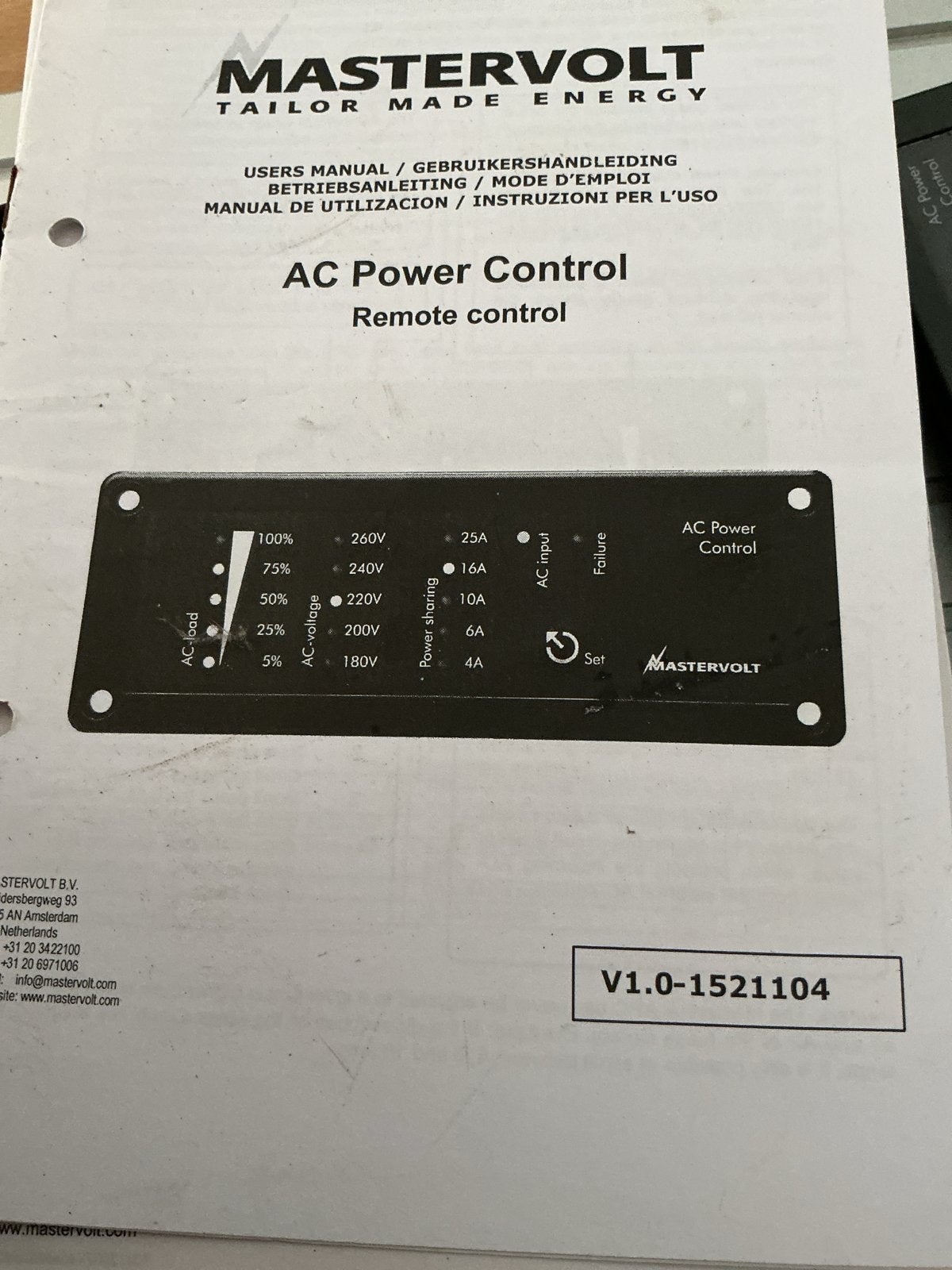 Mastervolt Combi 24/2000-60 Omvormer/Lader, Ophalen of Verzenden, Gebruikt