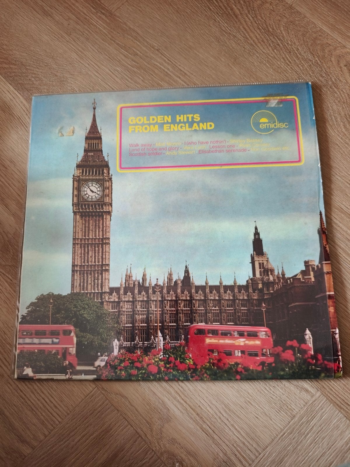 Golden Hits From England - Pop LP (Emidisc), LP, Gebruikt, Pop, Ophalen of Verzenden