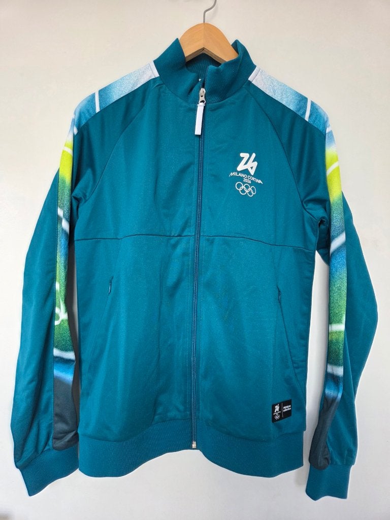 Milano Cortina 2026 Olympics Official Track Jacket Size S, Ophalen of Verzenden, Nieuw, Maat 46 (S) of kleiner, Blauw