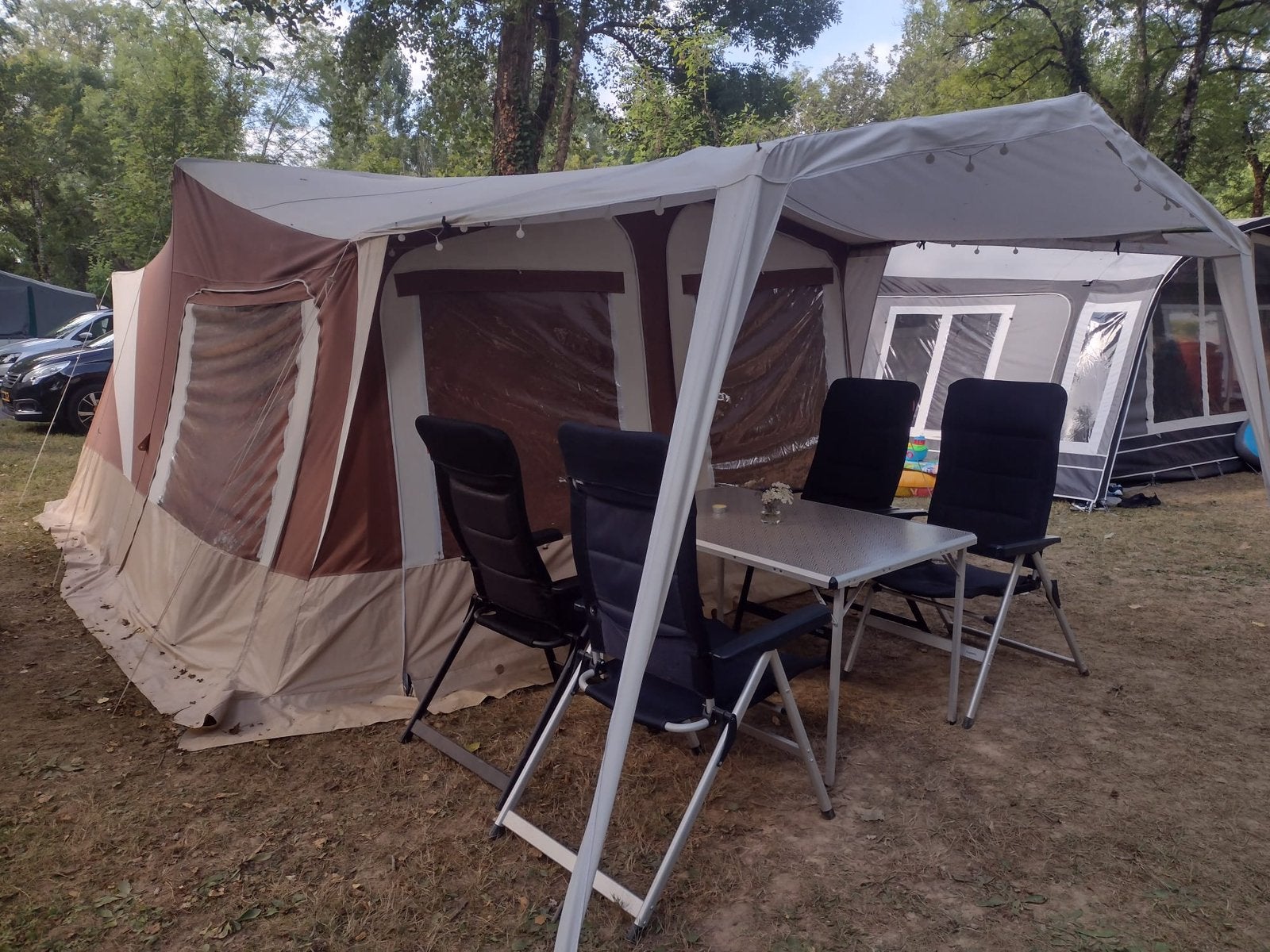 Vouwwagen trigano odyssee, Ophalen, Gebruikt