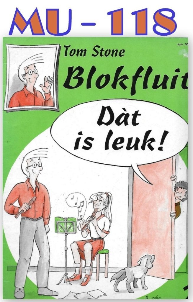 MU-118 Blokfluit bladmuziek -- Blokfluit dat is leuk deel 2, Gebruikt, Klassiek, Ophalen of Verzenden, Blokfluit
