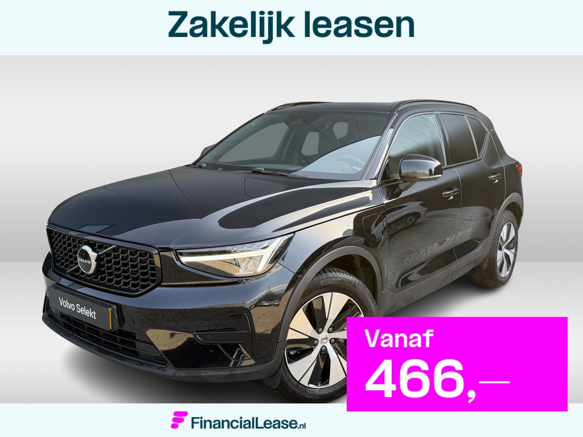 Volvo XC40 1.5 T4 Plug-in hybrid Plus Dark Panorama dak | Ge, Zwart, Zwart, Bedrijf, Hybride Elektrisch/Benzine