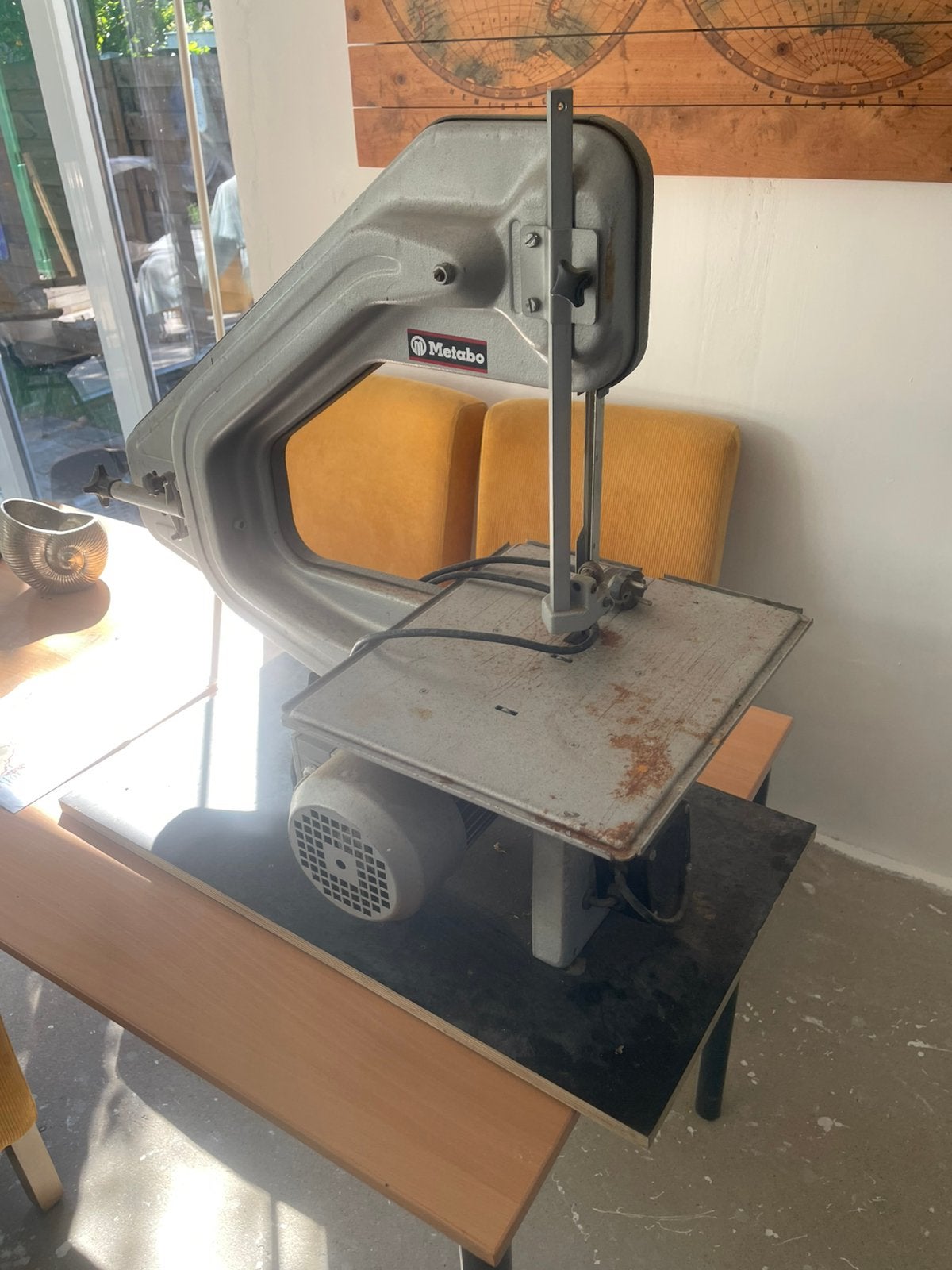 Tafellintzaag metk Metabo, Ophalen, Gebruikt, 600 tot 1200 watt, 30 tot 70 mm