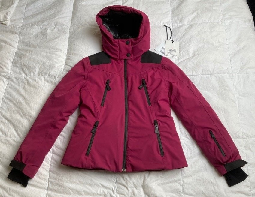 MONCLER meisjes winterjas skijas ski jas maat 12 = maat 152, Kinderen en Baby's, Kinderkleding | Maat 152, Moncler, Meisje, Ophalen of Verzenden