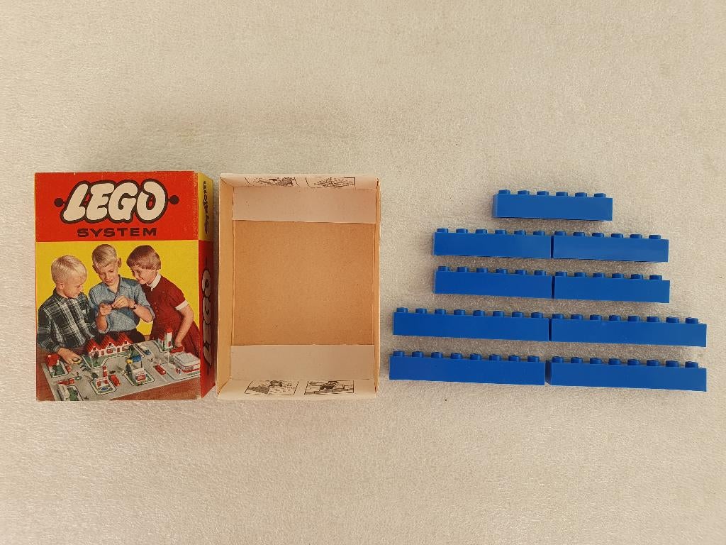 Lego System 225: Blauw (in doos), Ophalen of Verzenden, Gebruikt, Complete set, Lego