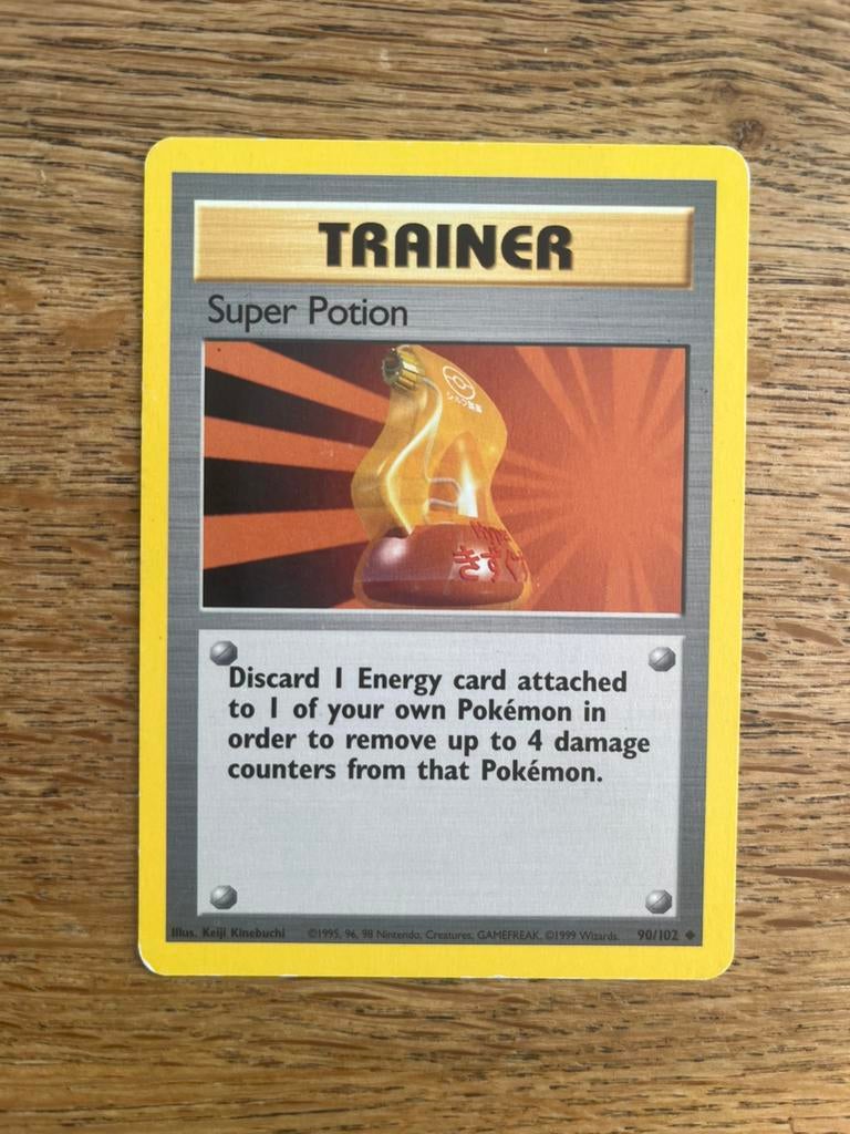 Super Potion 90/102 Base Set Trainer Card, Ophalen of Verzenden, Zo goed als nieuw