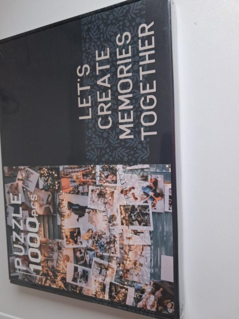 Nieuwe 1000-delige puzzel: Let's Create Memories Together, Ophalen, 500 t/m 1500 stukjes, Nieuw, Legpuzzel