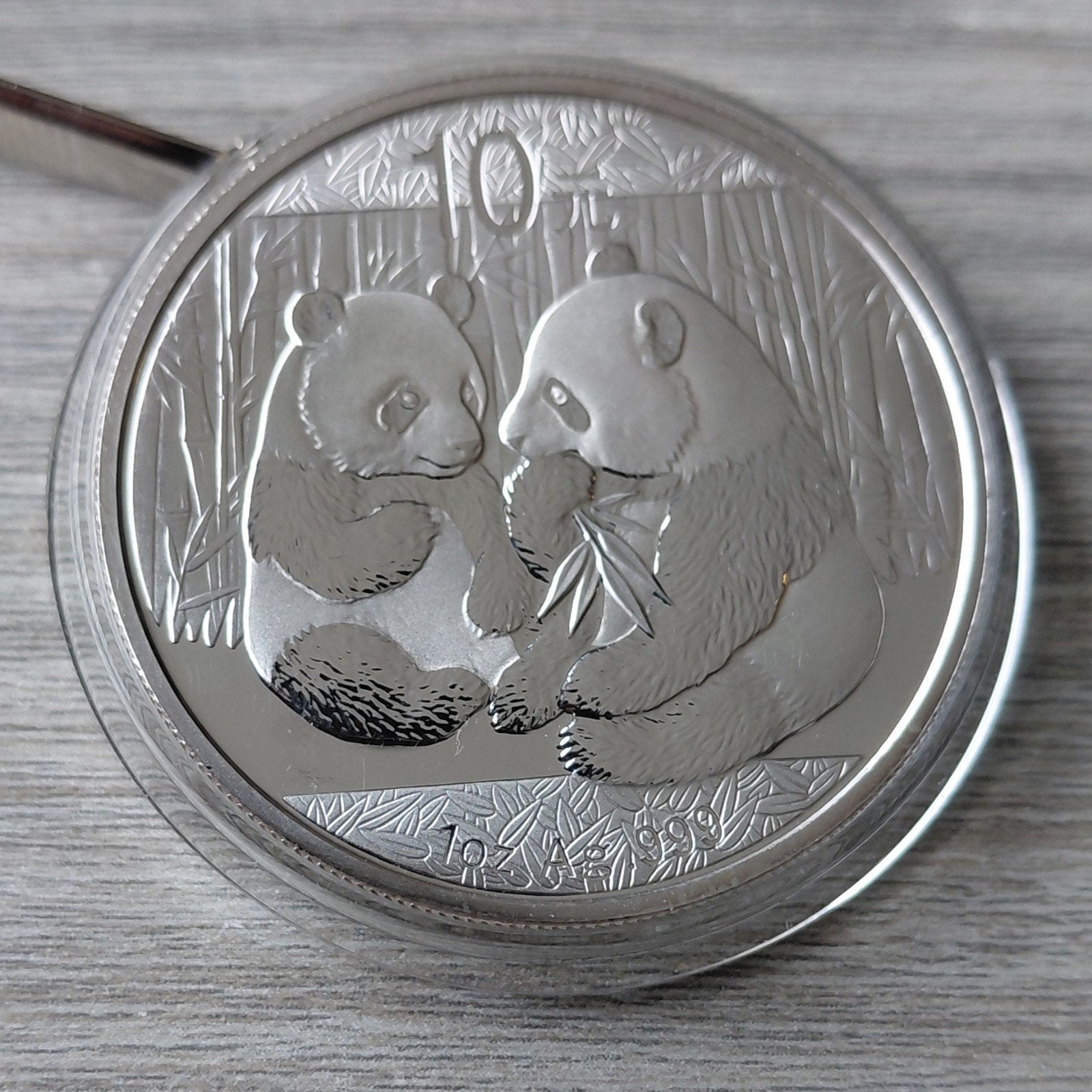 2009 China Panda 1 oz .999 Zilver, Ophalen of Verzenden, Zilver