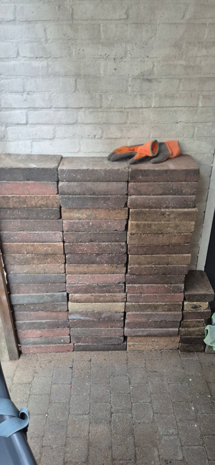 Tuintegels, Tuin en Terras, Terrasdelen en Vlonders, Ophalen, Gebruikt, Hout