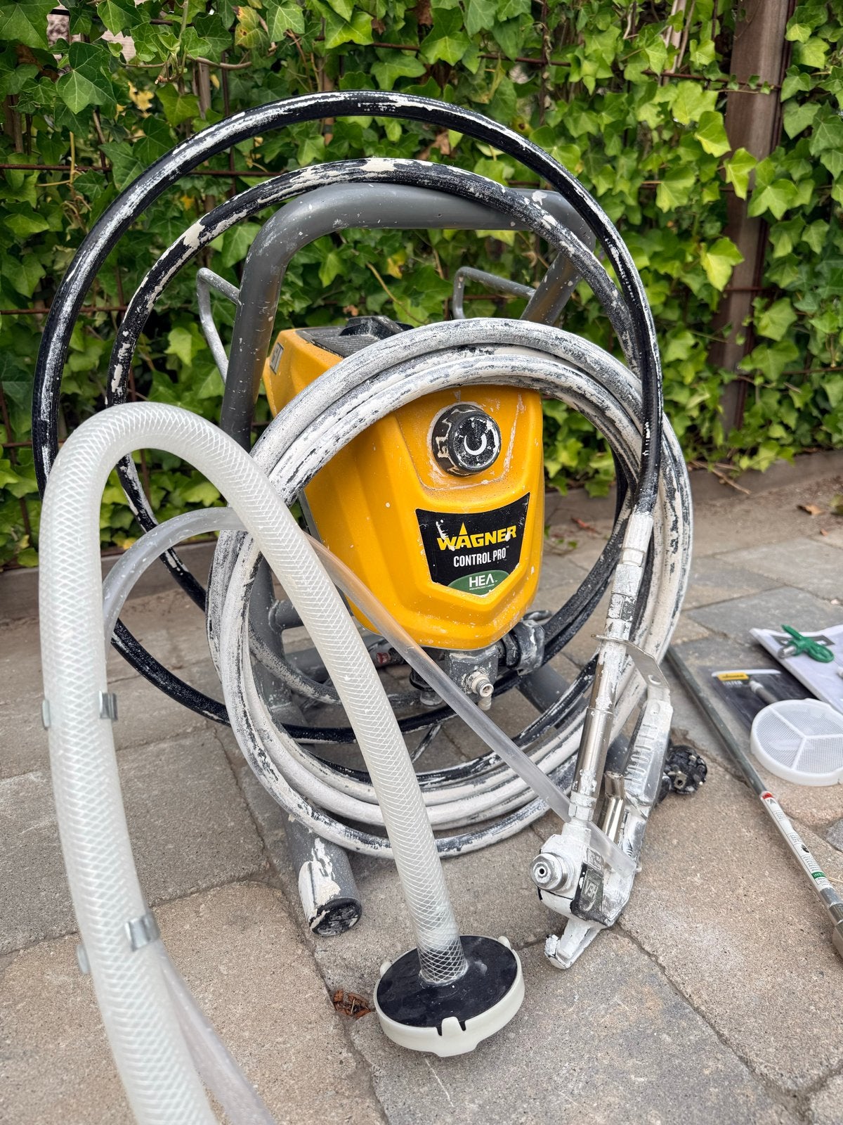Wagner Control Pro 250 M HEA Airless Verfspuit ✅ Verlengstuk, Ophalen, Gebruikt, Verfspuit of Verfpomp