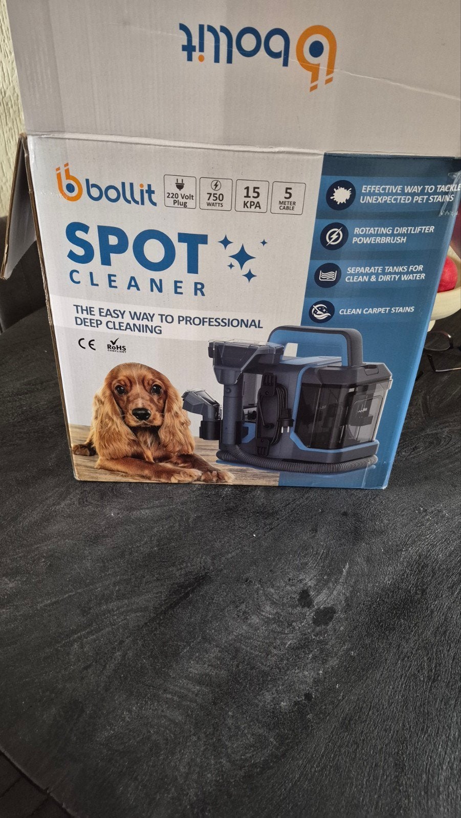 Tapijtreinger, Ophalen, Zo goed als nieuw