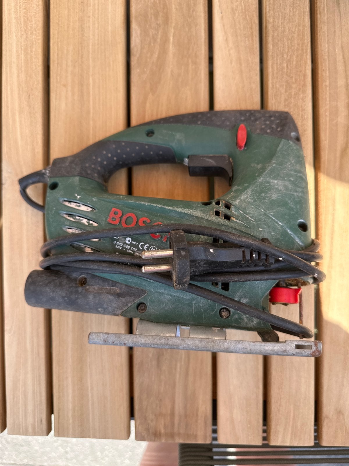 Bosch decoupeerzaag, Doe-het-zelf en Verbouw, Gereedschap | Zaagmachines, Ophalen, Gebruikt, Decoupeerzaag, 30 tot 70 mm
