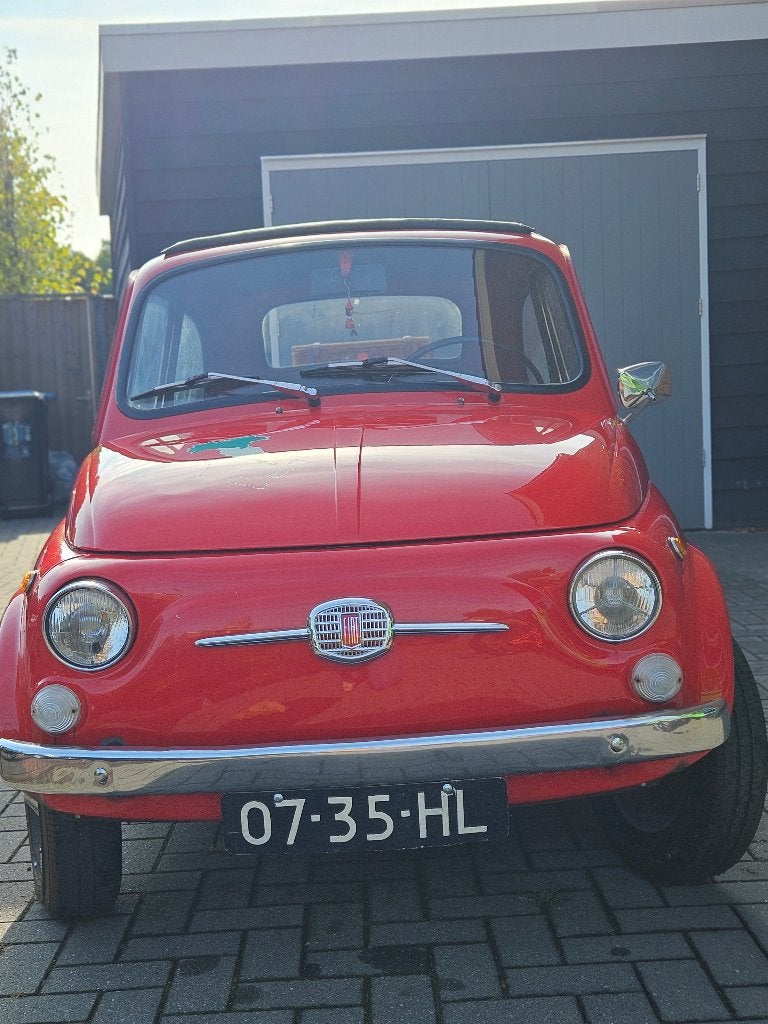 Fiat 500 0.5 Nuova 1969, Auto's, Zwart, 499 cc, 511 kg, Particulier
