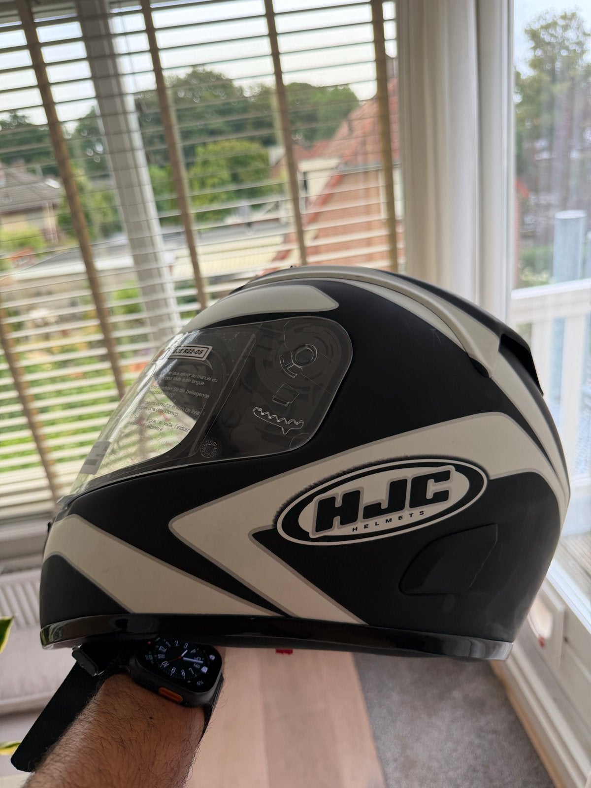 NIEUW! HJC ZF-10 Strike Integraalhelm - Zwart/Wit - Maat XL, Heren, Integraalhelm, Ophalen, Nieuw met kaartje