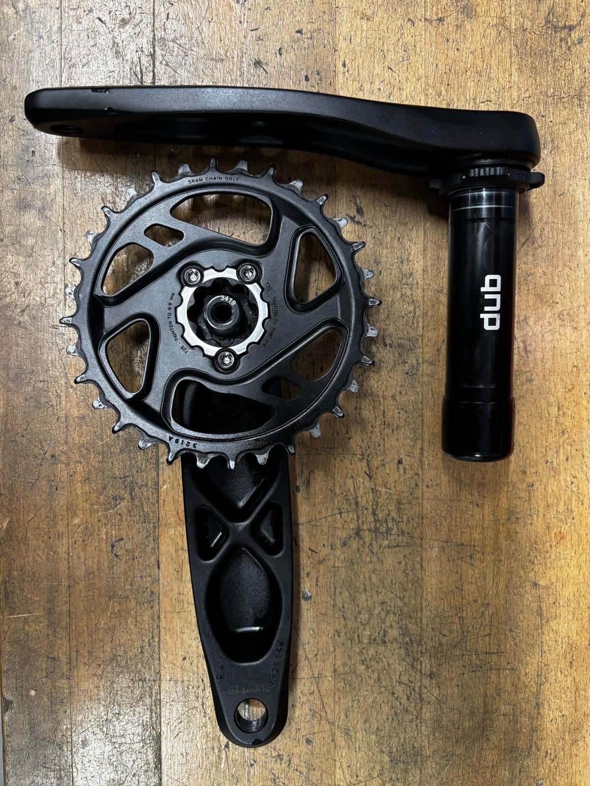 SRAM GX Eagle DUB Crankstel 175mm 12 speed boost, Crankstel of Pedalen, Ophalen of Verzenden, Zo goed als nieuw, Aluminium