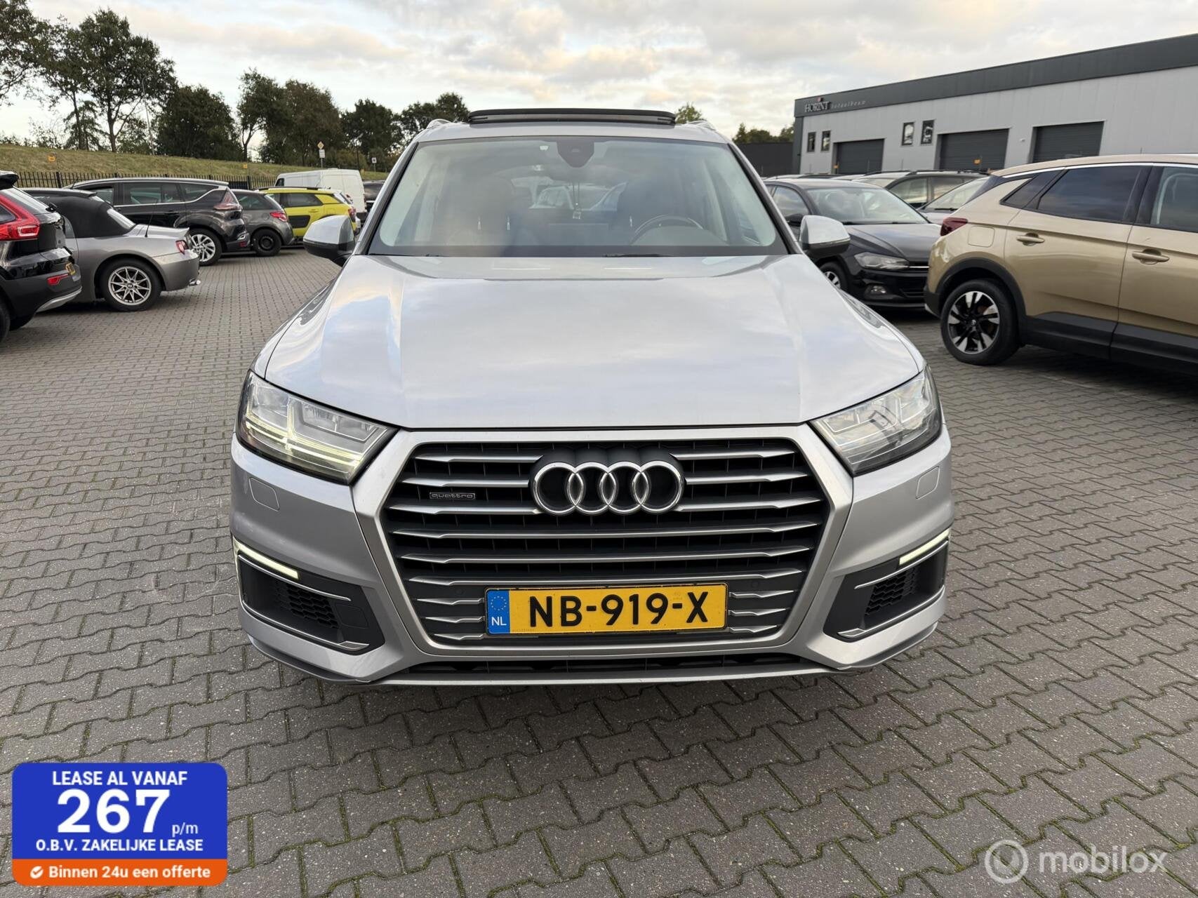 Audi Q7 3.0 TDI e-tron quattro Sport 21 inc leer dak, Auto's, Automaat, Gebruikt, 2420 kg, Bedrijf