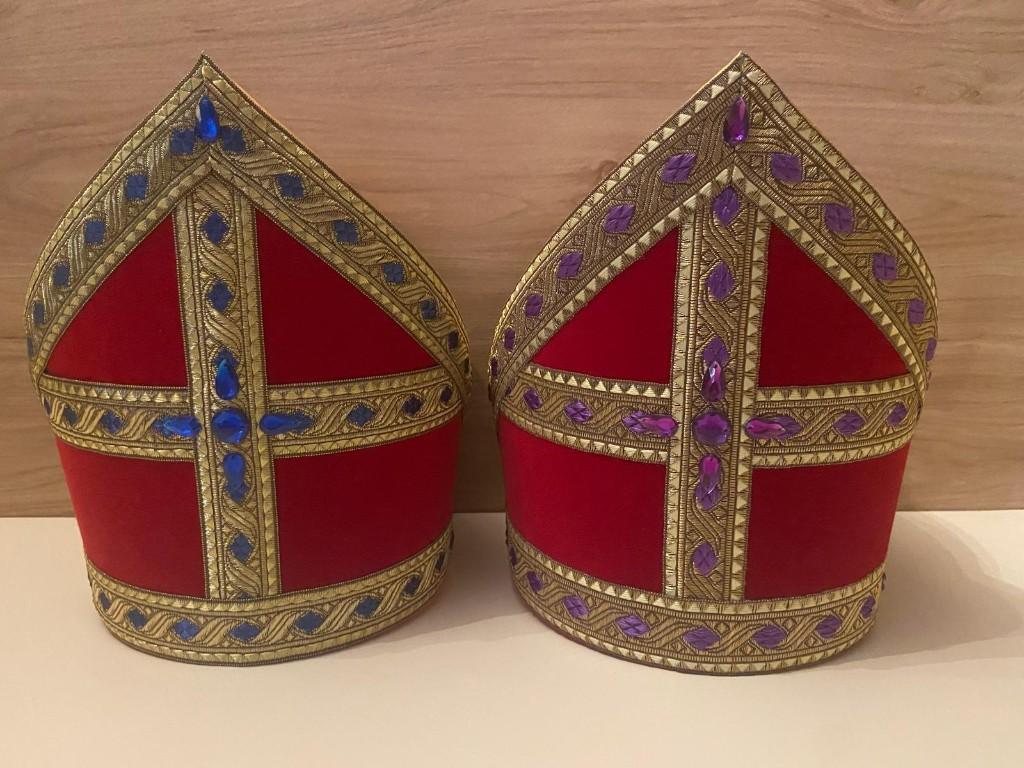 sinterklaas mijter mini - mijter - Mijterfantasie, Diversen, Sinterklaas, Nieuw, Ophalen of Verzenden