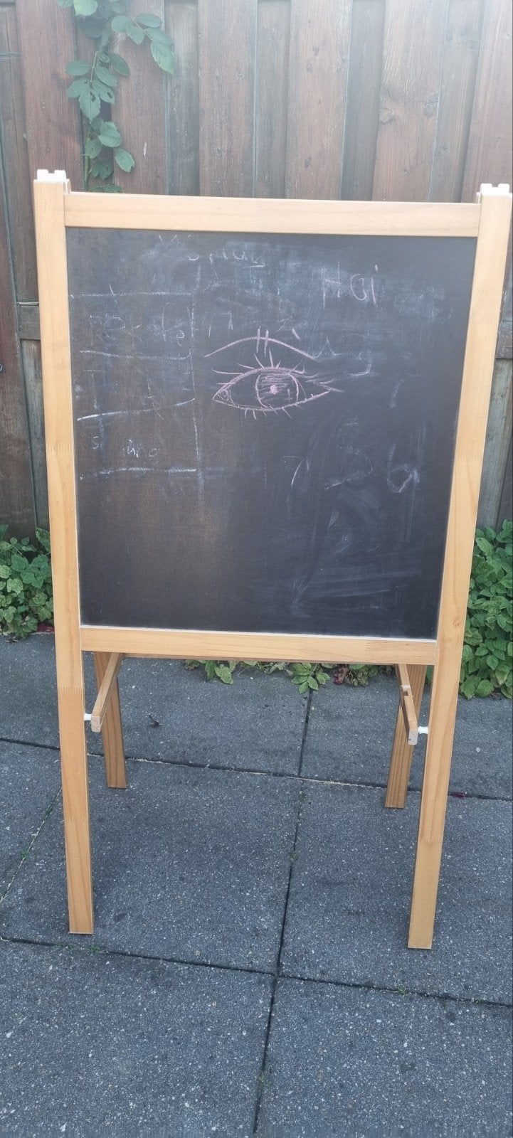 Schoolbord of krijtbord, Ophalen, Gebruikt, Krijtbord