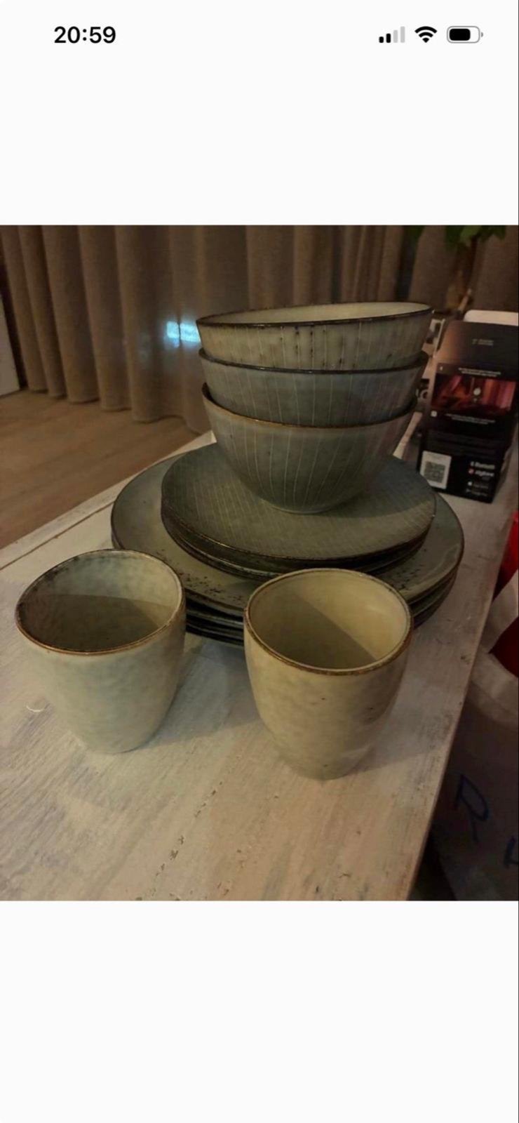 Gemixt servies House Doctor & Broste Copenhagen, Ophalen of Verzenden, Porselein, Overige stijlen, Bord(en)
