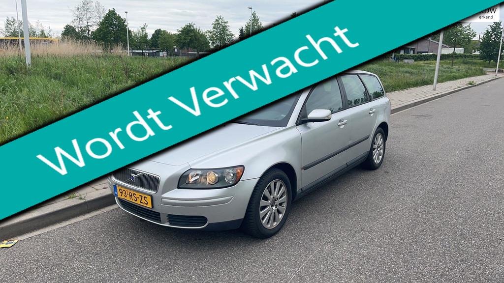 Volvo V50 1.8 Momentum 125pk 2e eigenaar Clima Cruise Histor, Voorwielaandrijving, Metallic lak, 4 cilinders, Grijs