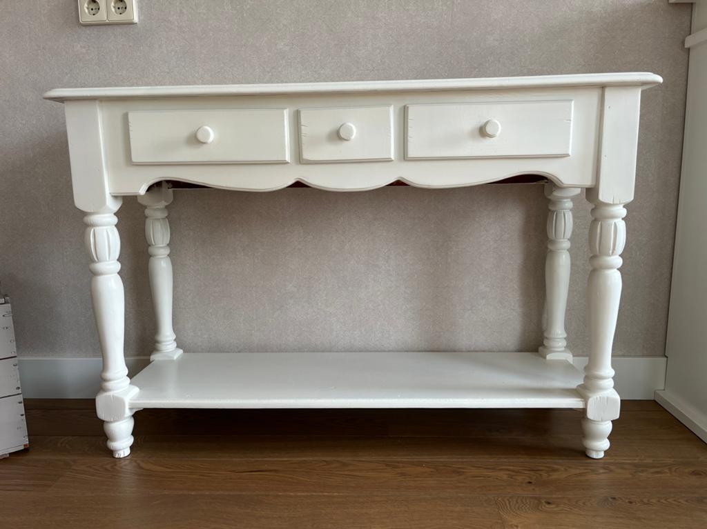 Sidetable, Ophalen, Gebruikt, 100 tot 150 cm, Grenenhout