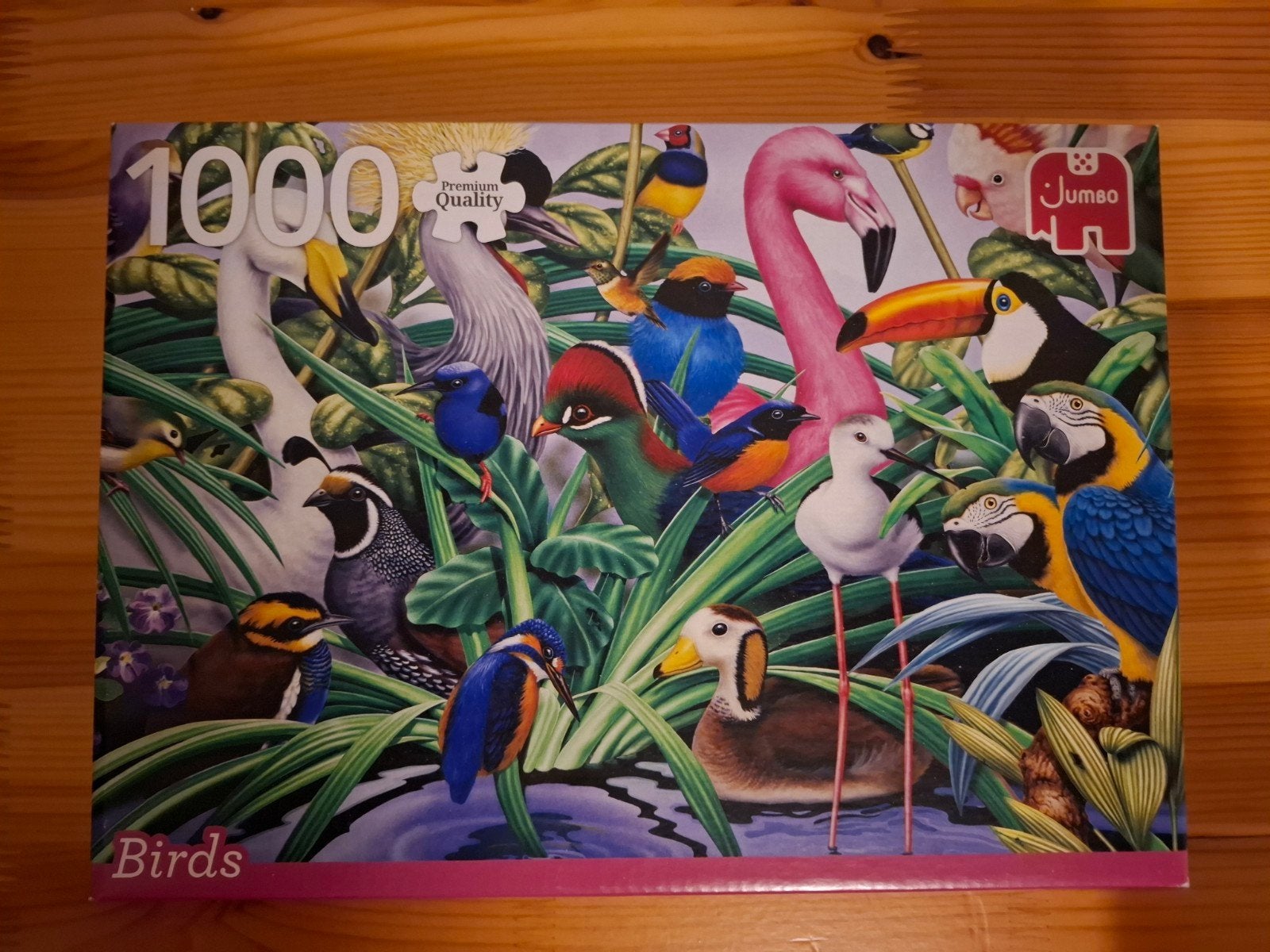 Jumb puzzel birds 1000 stukjes, Ophalen of Verzenden, 500 t/m 1500 stukjes, Zo goed als nieuw