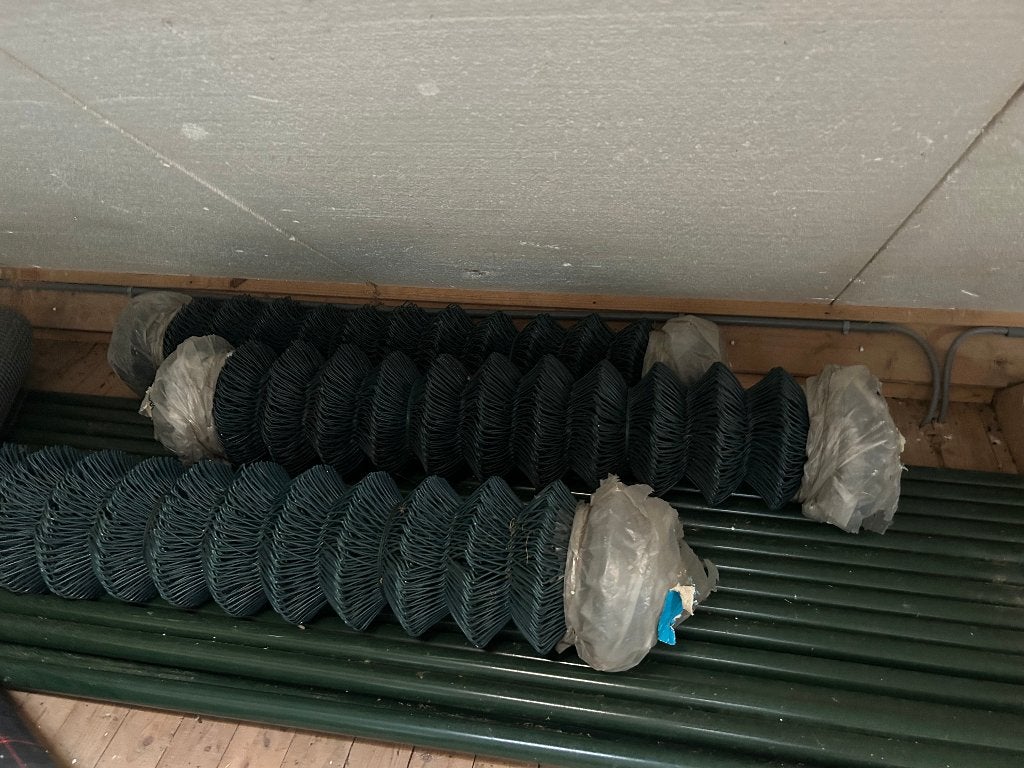 100m harmonicagaas hekwerk 125cm hoog, Ophalen, Nieuw, IJzer, Gaashekwerk