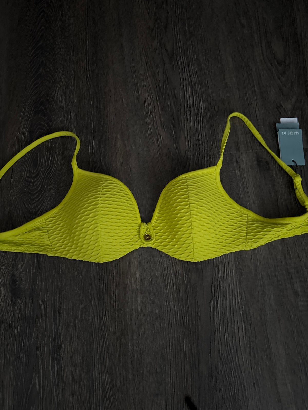 Nieuwe Marie Jo bikini top 85B - Neon Geel Groen, Ophalen of Verzenden, Nieuw, Geel, Bikini