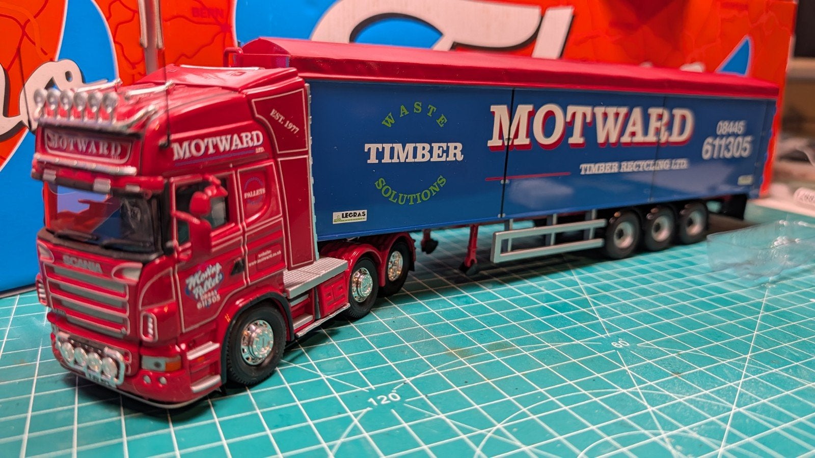Corgi Motward Scania, Ophalen of Verzenden, Zo goed als nieuw, Bus of Vrachtwagen, Corgi