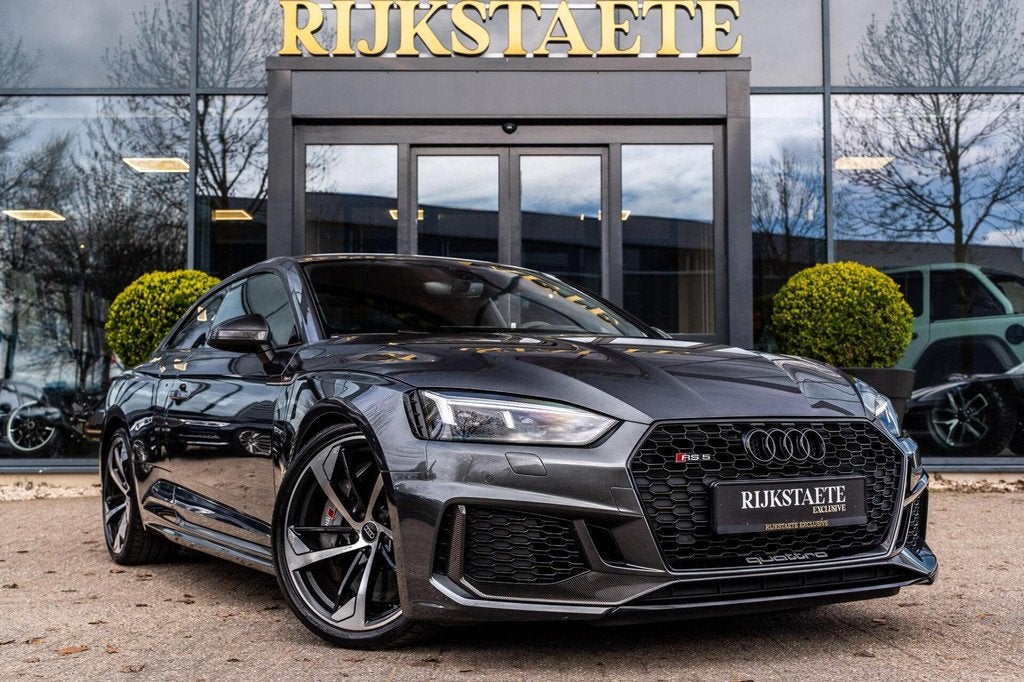 Audi RS 5 2.9 TFSI RS5 quattro|KERAMISCH|CARBON|MEMORY|HUD, Automaat, Gebruikt, 4 stoelen, Bedrijf