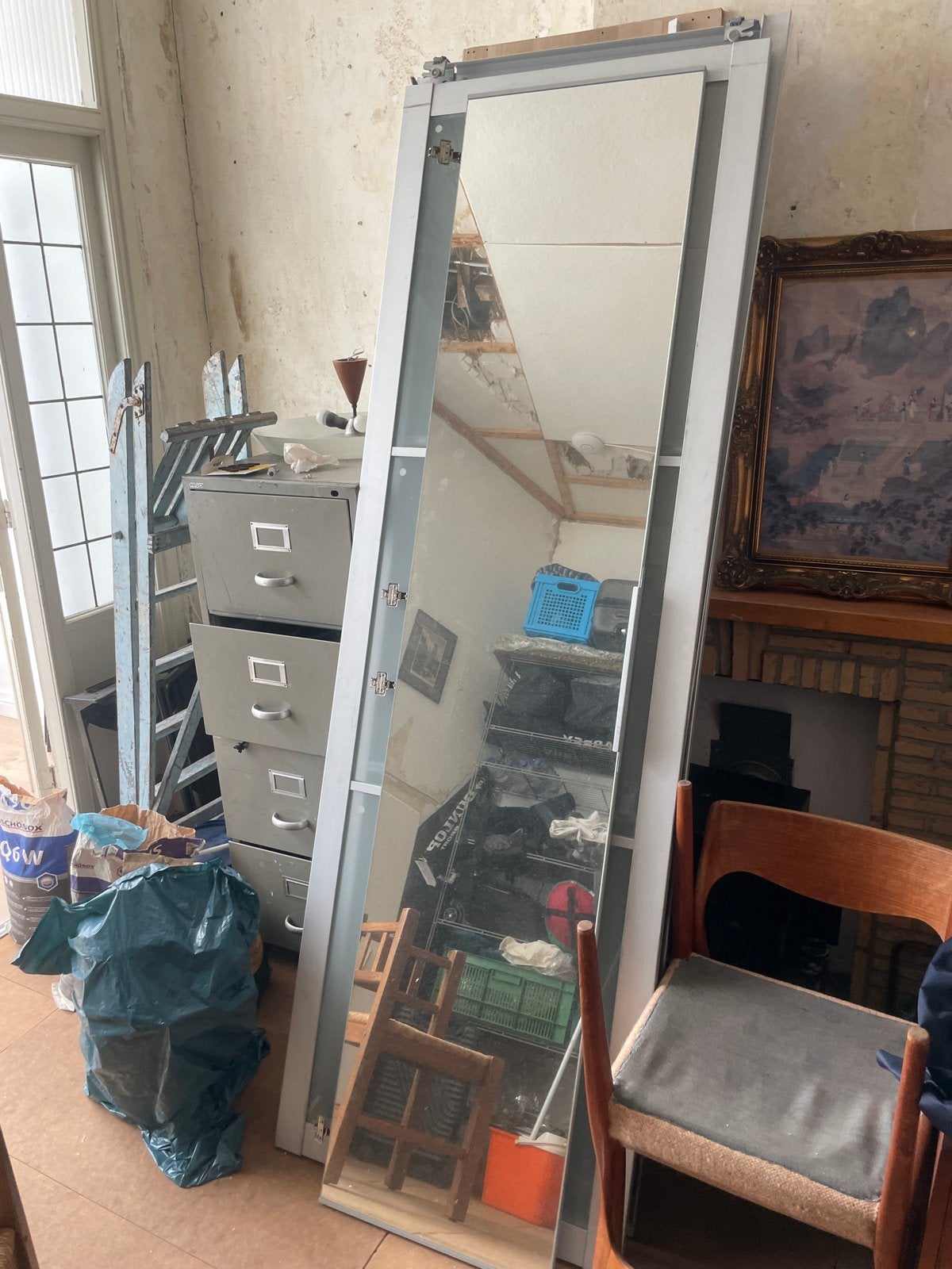 IKEA Pax Kast (oaSchuif)deuren, hoekkast en Interieur, Ophalen, Gebruikt, 200 cm of meer, Met lade(s)