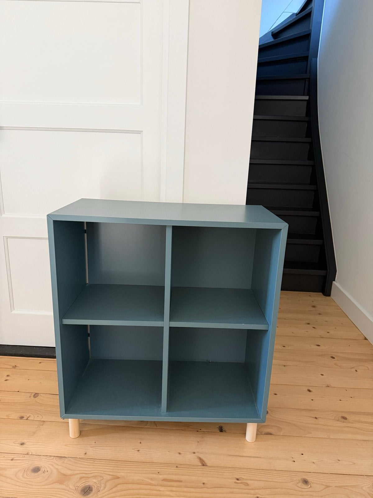 2x IKEA EKET Kastje/Opbergmeubel - Blauwgroen, Huis en Inrichting, Ophalen, Gebruikt