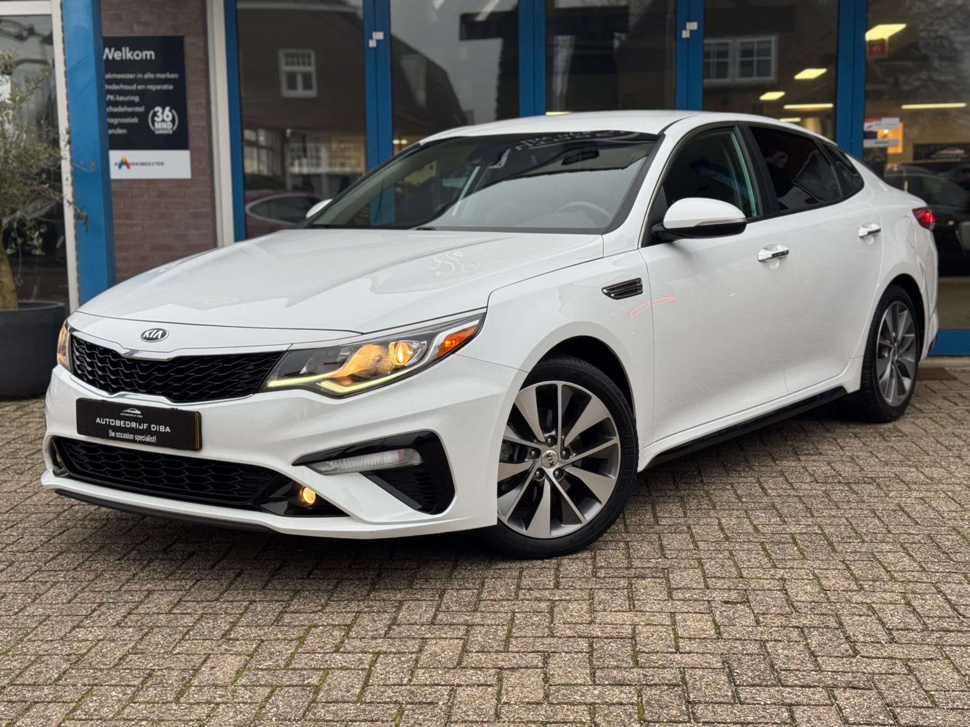 Kia OPTIMA S 2.4 AUT 2019 LEDER CLIMA LM APK NAP!, Auto's, Kia, Dealer onderhouden, Gebruikt, 4 cilinders, Optima