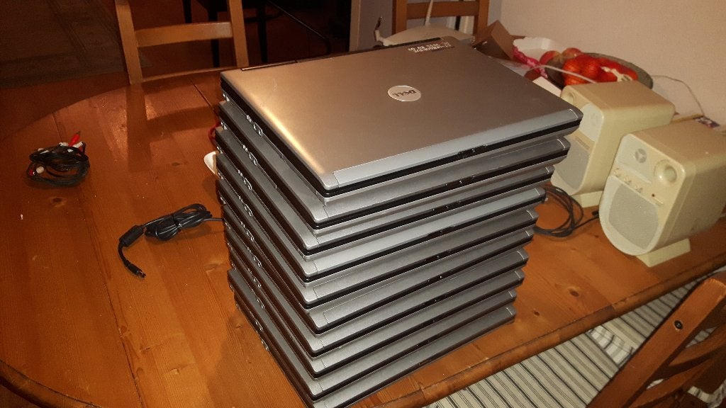 4 X Dell Latitude D531 | 3-9, Gebruikt, HDD, 15 inch, Minder dan 2 Ghz
