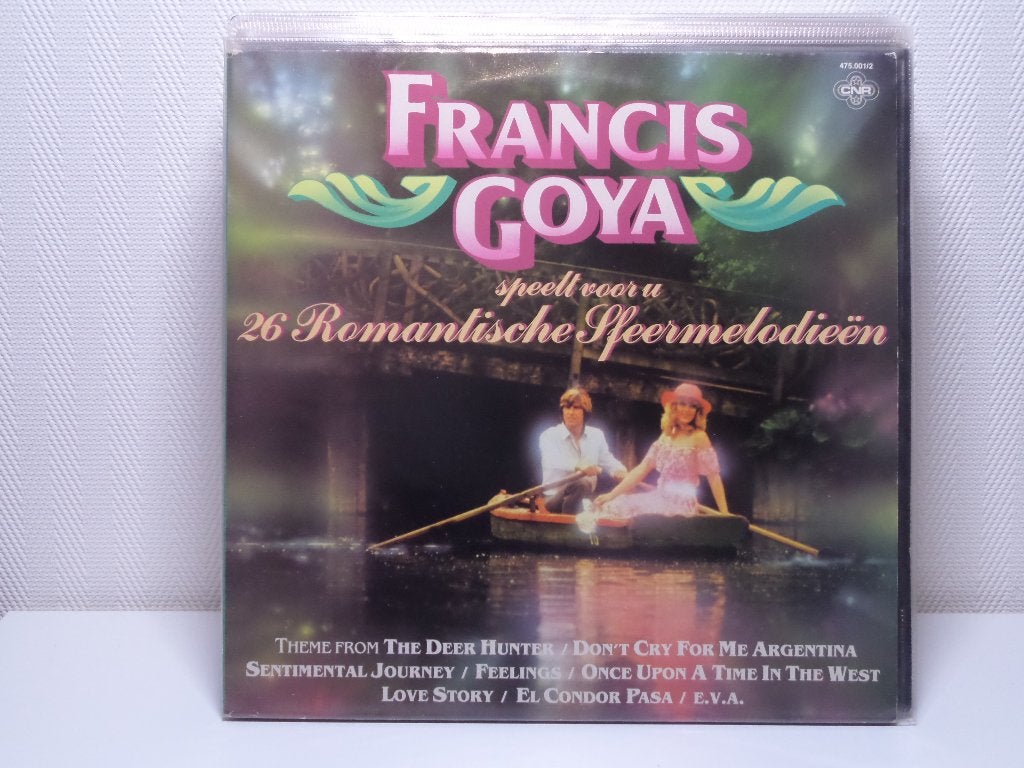 2LP: Francis Goya, Ophalen, Zo goed als nieuw, Beschermende buitenhoes, 12 inch