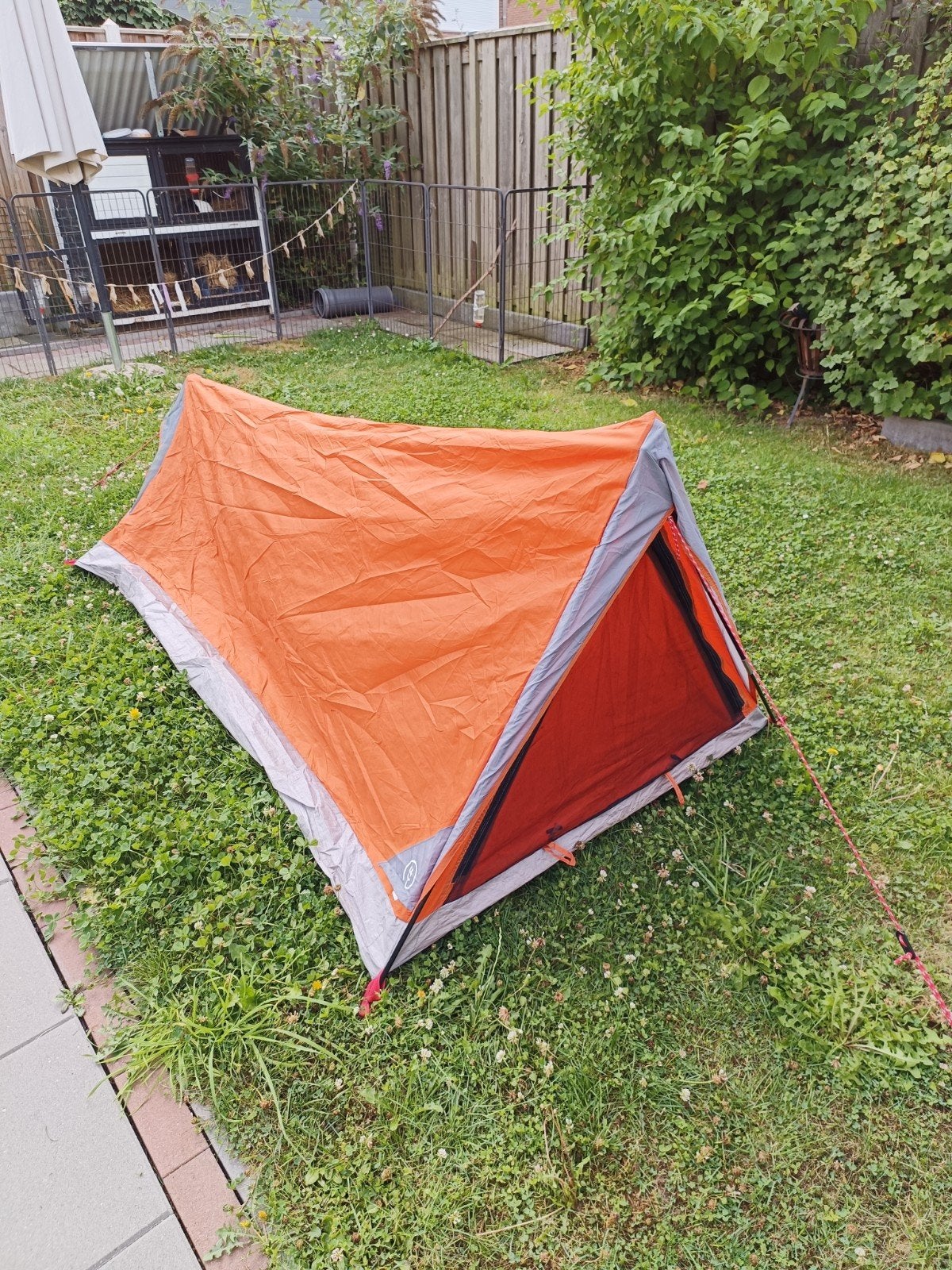 Vida XL Trekkerstentje - Compact 1-persoons, Ophalen of Verzenden, Zo goed als nieuw, Tot en met 2
