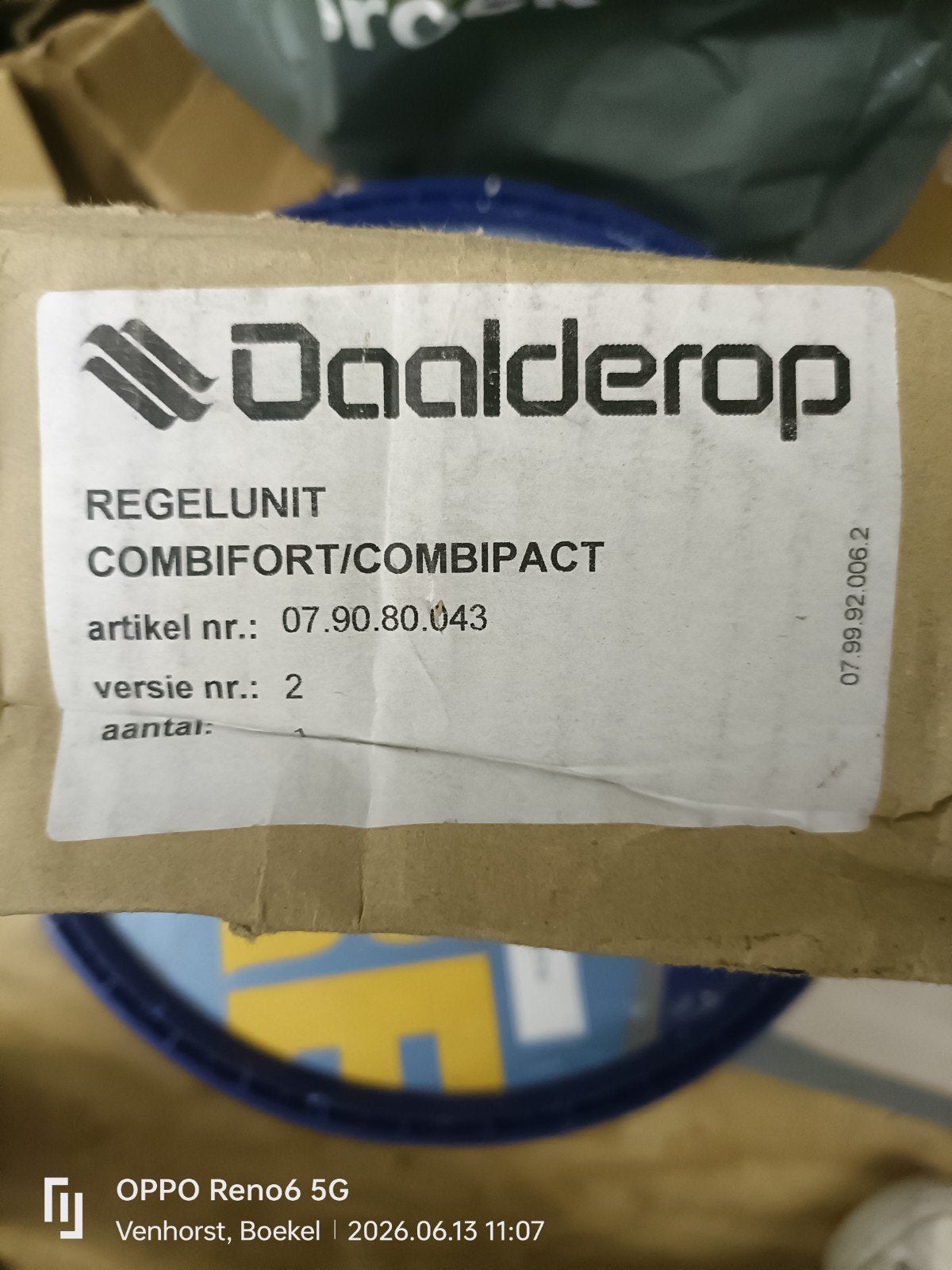 Daalderop Regelunit Combifort/Combipact Nieuw in Doos, Ophalen of Verzenden, Nieuw