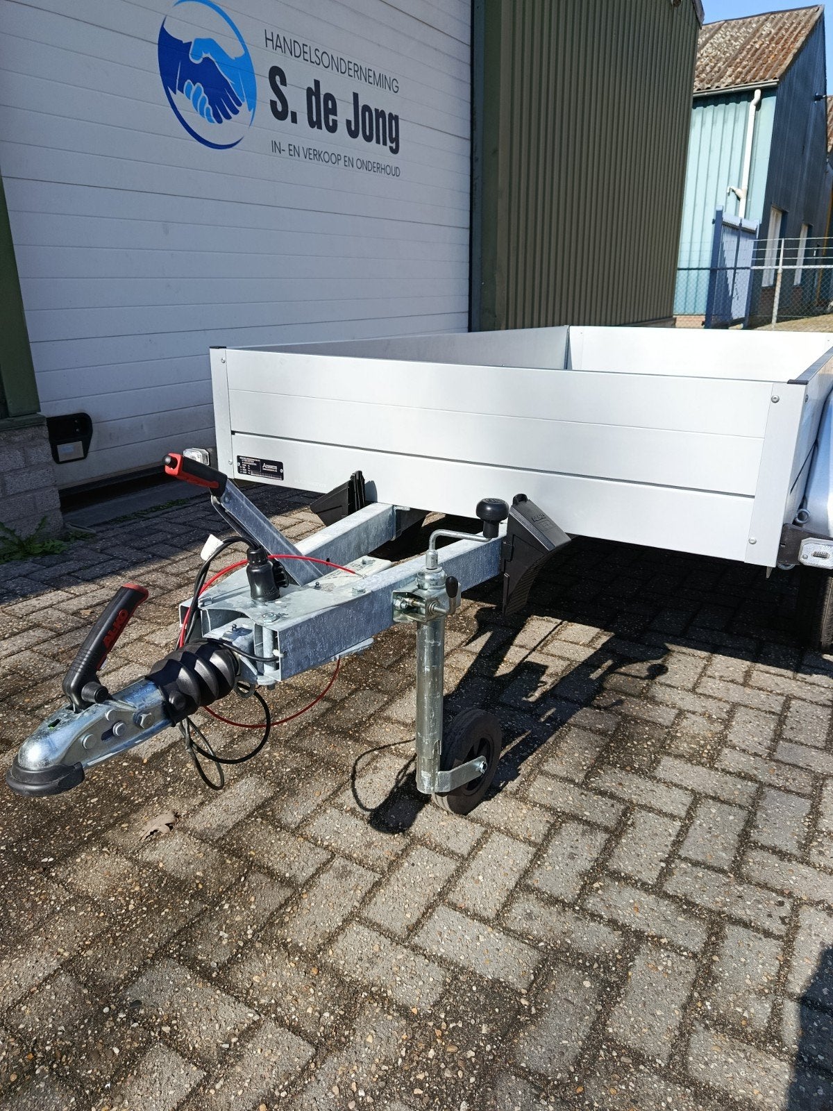 Dubbelasser geremd Anssems, Auto diversen, Aanhangers en Bagagewagens, Ophalen