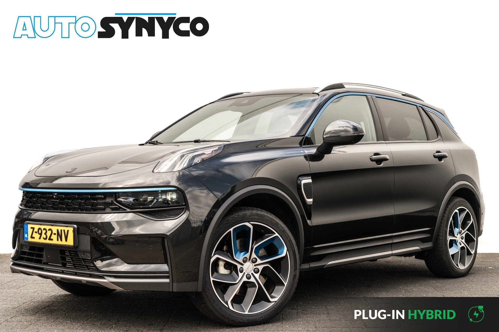 Lynk & Co 01 1.5 Plug-in Hybrid 262 Pk I Zwarte hemel I Pano, Auto's, 12 maanden, Stof, Bedrijf, 1854 kg