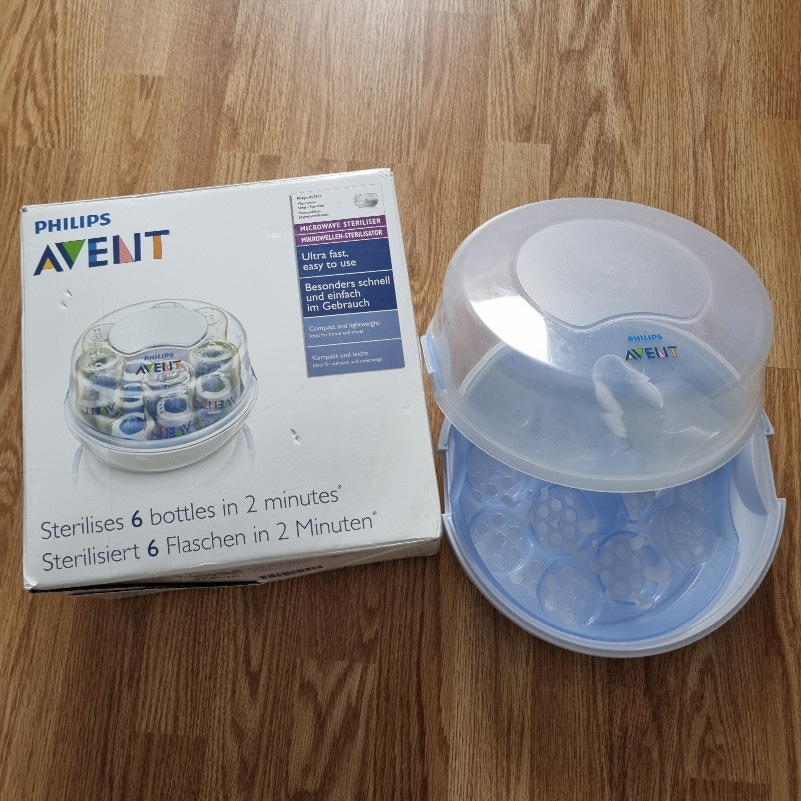 Avent magnetron sterilisator, Ophalen of Verzenden, Zo goed als nieuw, Sterilisator