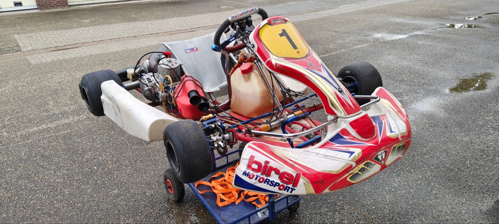 Kart 125 cc schakel Birel TM k9b, Sport en Fitness, Karting, Ophalen, Gebruikt