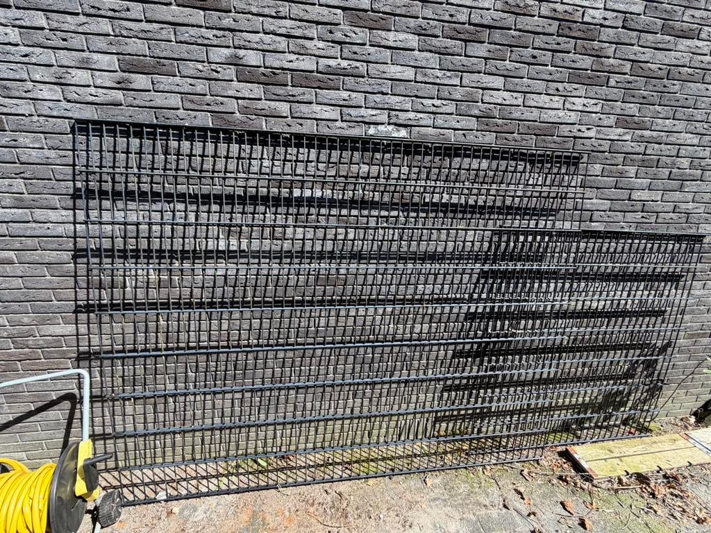 2 stukken tuin hek, Tuin en Terras, Tuinhekken en Hekwerk, Ophalen, Gebruikt, IJzer, Tuinhek