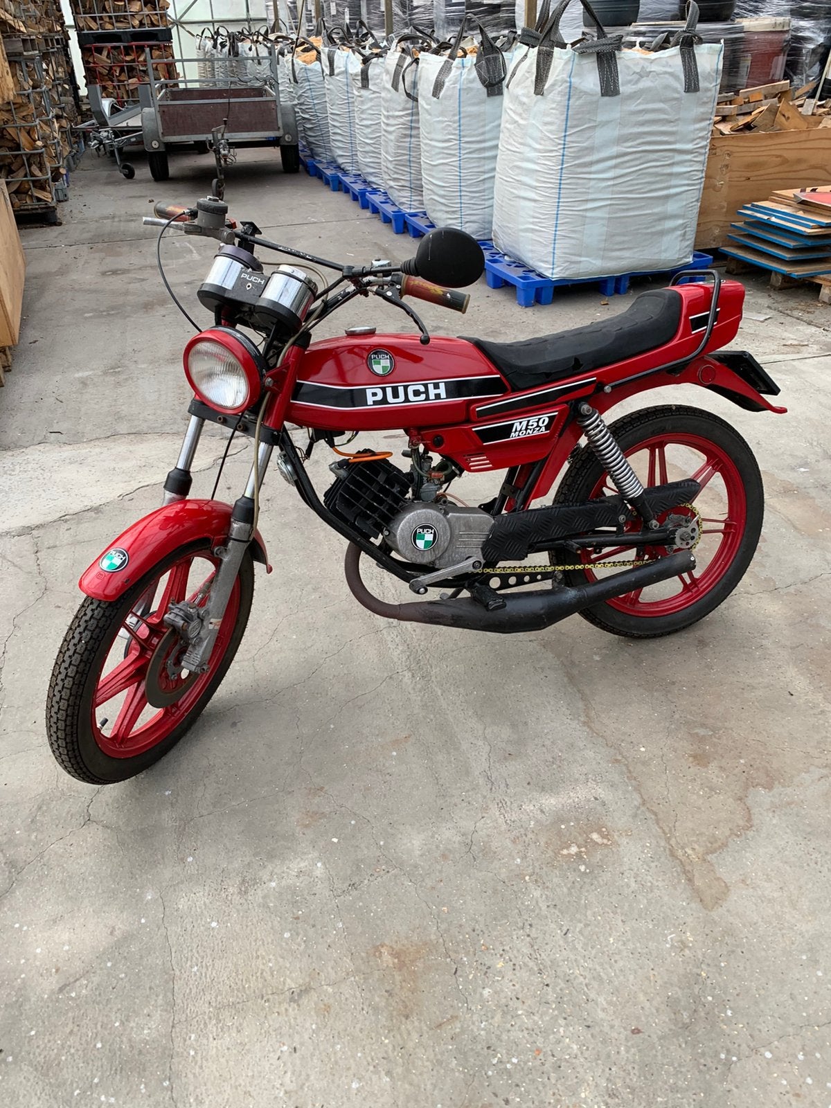 Puch monza, Ophalen, Zo goed als nieuw