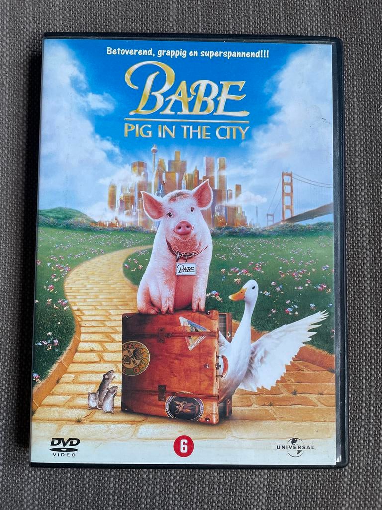Babe: Pig in the City - dvd, Avontuur, Alle leeftijden, Ophalen of Verzenden, Zo goed als nieuw
