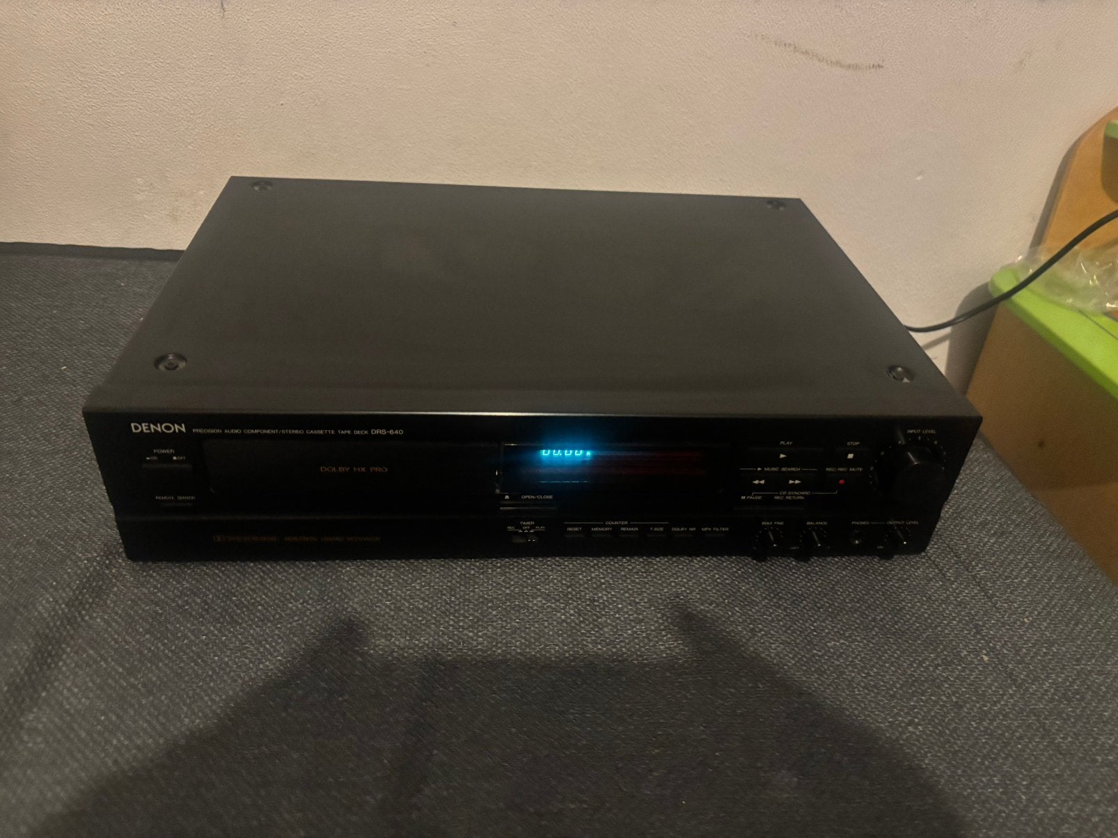 Denon drs-640. Dolby hx pro.  Vintage, Audio, Tv en Foto, Cassettedecks, Ophalen of Verzenden, Denon